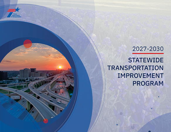 An image of the cover of the 2027-2030 Statewide Transportation Improvement Program report.