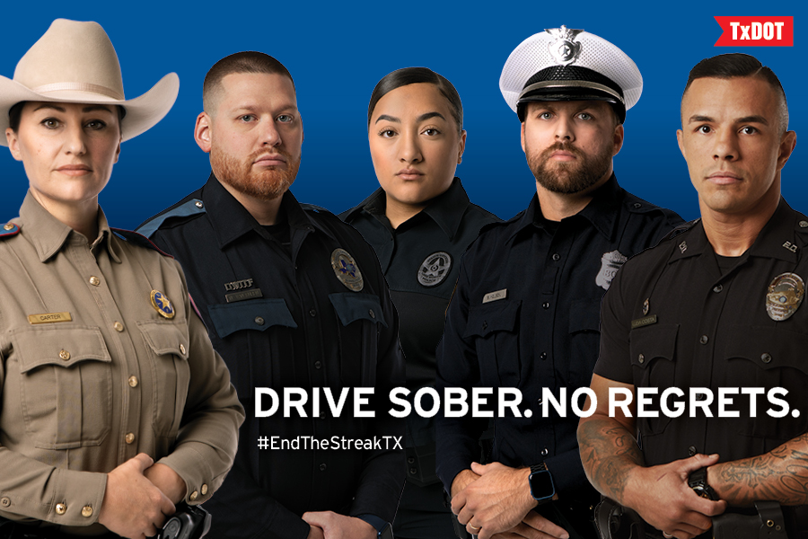 DRIVE SOBER. NO REGRETS