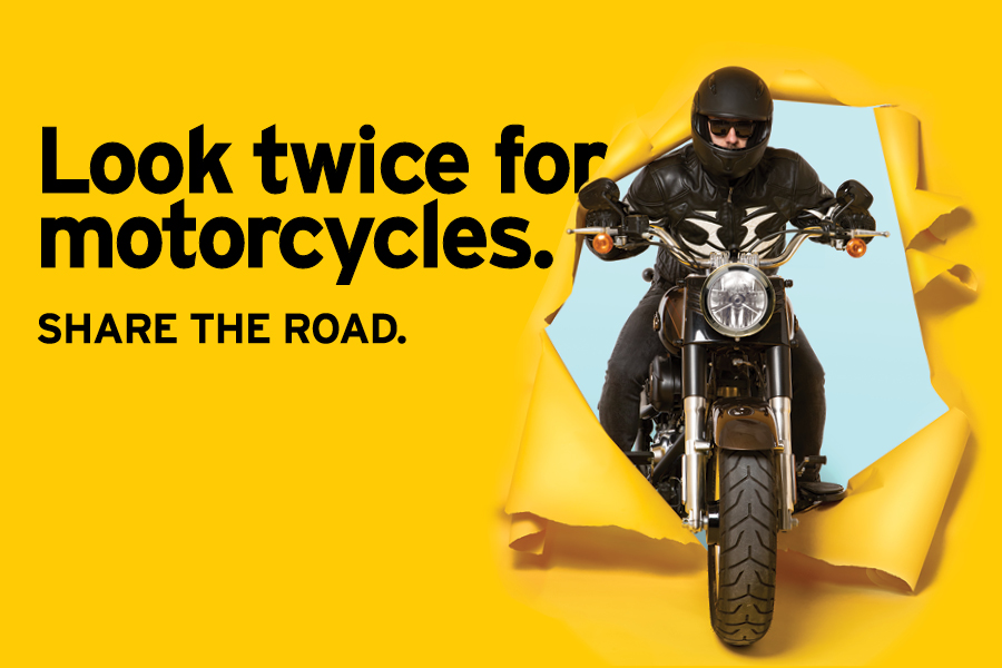 Look twice for motorcycles
