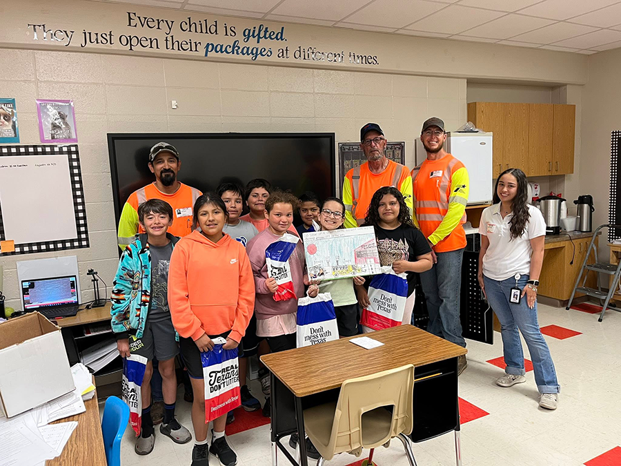 Local student receiving award for winning art contest