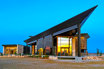 View of the new Culberson County I-10 East Safety Rest Area