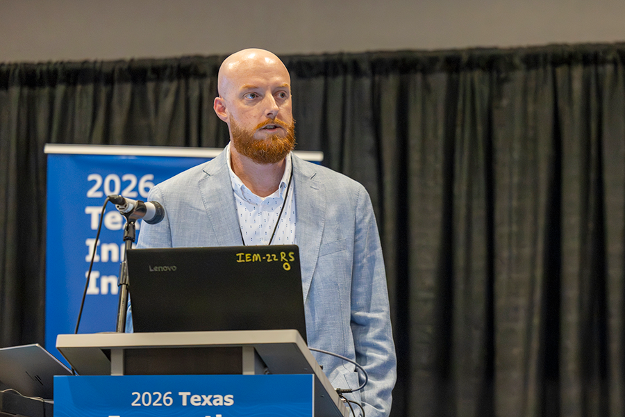 Casey Brown, President and Executive Director for Evolve Houston presenting for Team Houston in the Team Showcase during the 2026 Texas Innovation Invitational in Allen, Texas June 15-17, 2026.