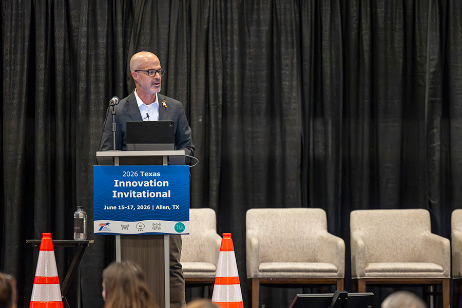 TxDOT Executive Director, Marc Williams, providing opening remarks during the 2026 Texas Innovation Invitational in Allen, Texas June 15-17, 2026.