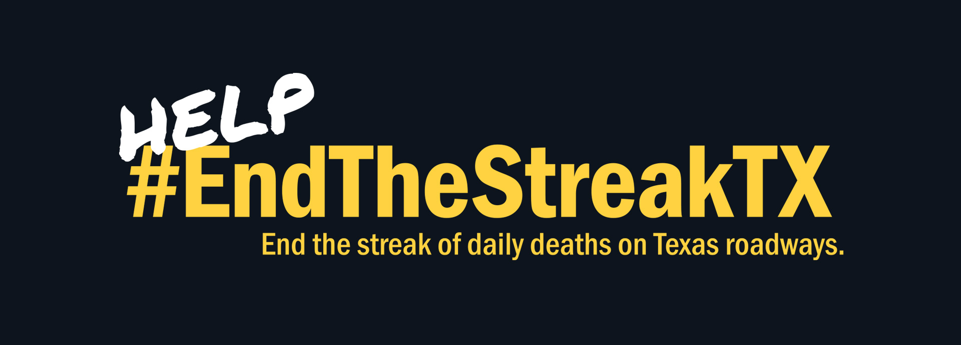 Ayuda #EndTheStreakTX firmar
