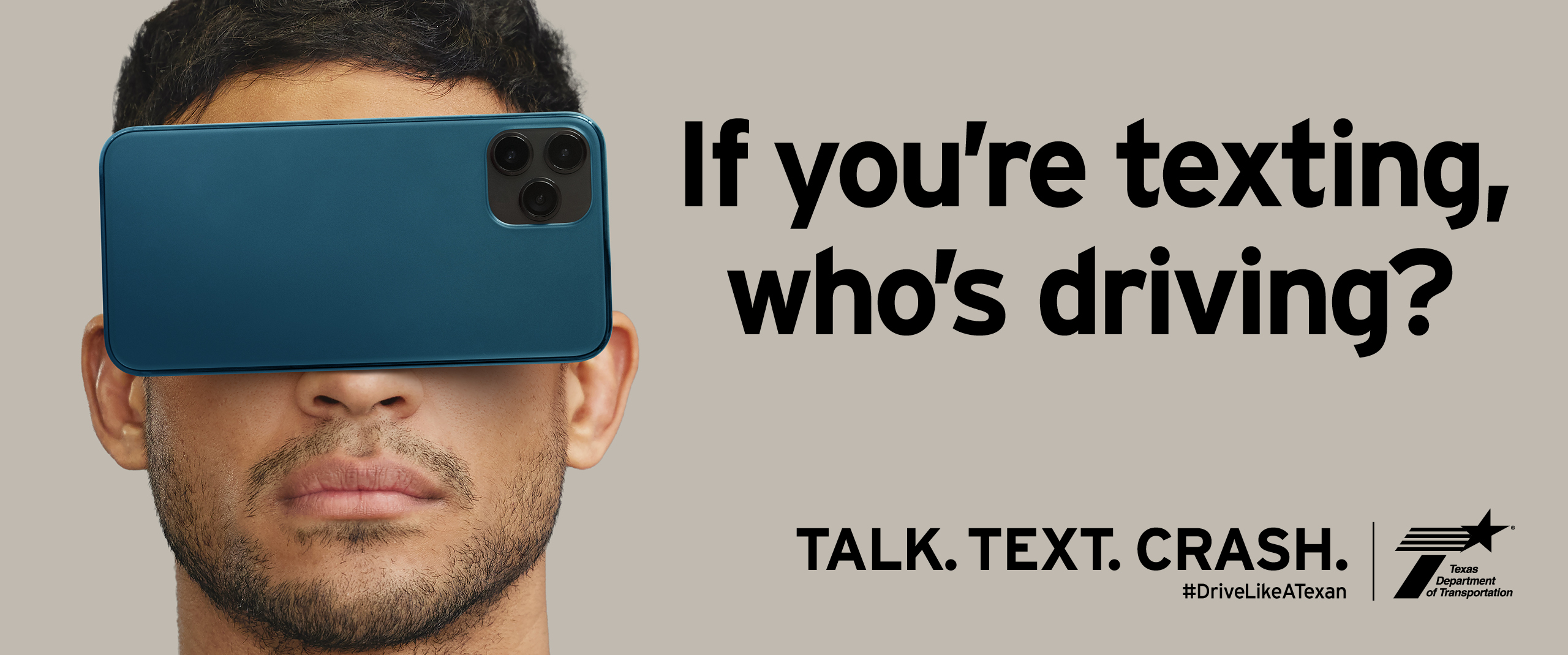 Si estás enviando mensajes, ¿quién conduce? Habla. Mensaje. Crash.