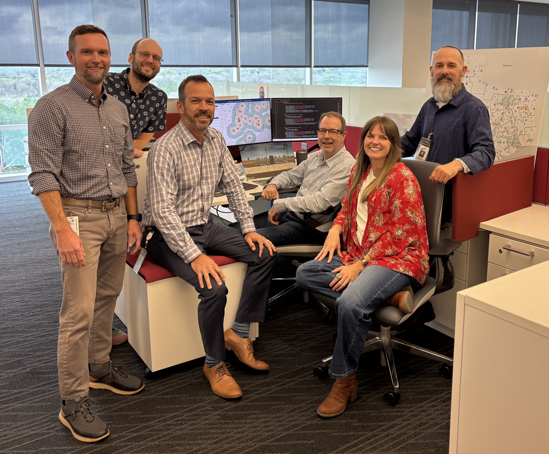 Statewide Planning Map team (from left to right):Matt Washburn, David Prosack, Chris Bardash, Tom Neville, Jenn Lash, Michael Chamberlain (not pictured: Jeremy Rogers, Leslie Ralston)