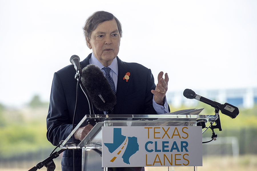 J Bruce Bugg Jr at Texas Clear Lanes The Texas Department of Transportation held a groundbreaking in West Fort Worth Monday to launch construction on an expansion of Interstate 30. The $329 million project is part of a larger expansion of Interstates 20 and 30 in western Tarrant County totaling $541 million. TxDOT is adding a third lane in each direction from West Loop 820 to the merge with I-20. The project will also improve frontage roads and rebuild the I-30/Spur 580 interchange.
