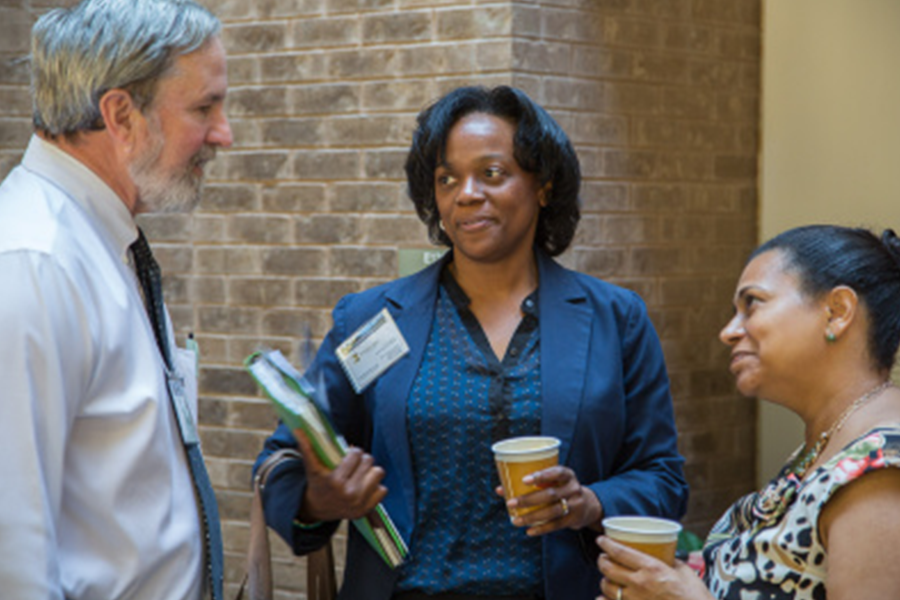 People at disadvantaged business enterprises conference