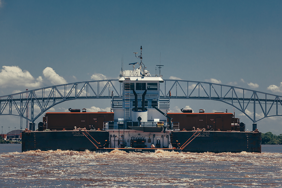 Ship on water