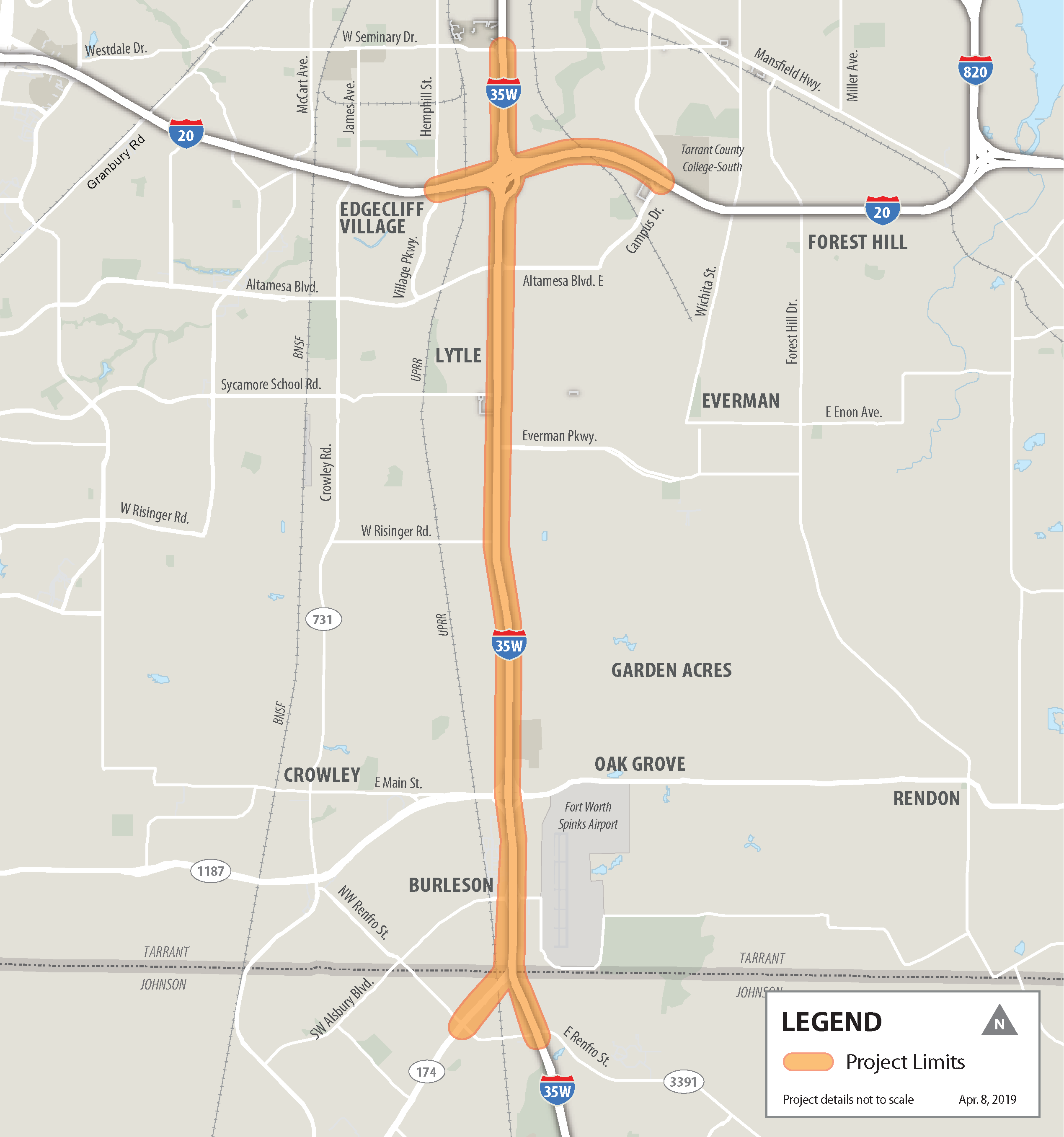 Project segment map