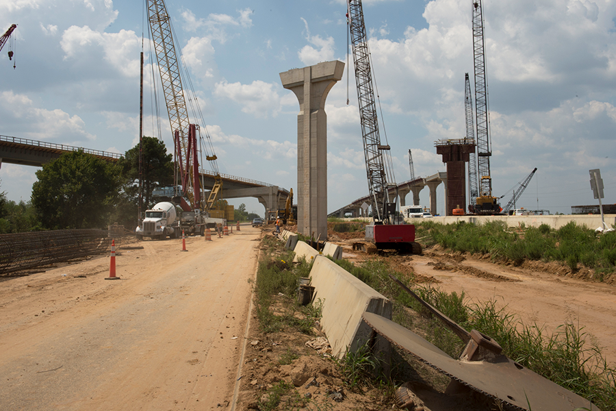 Grand Parkway construction site