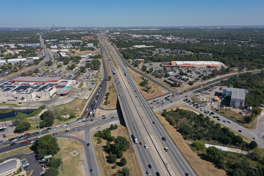 Northbound I-35 at William Cannon Drive, Oct. 2022