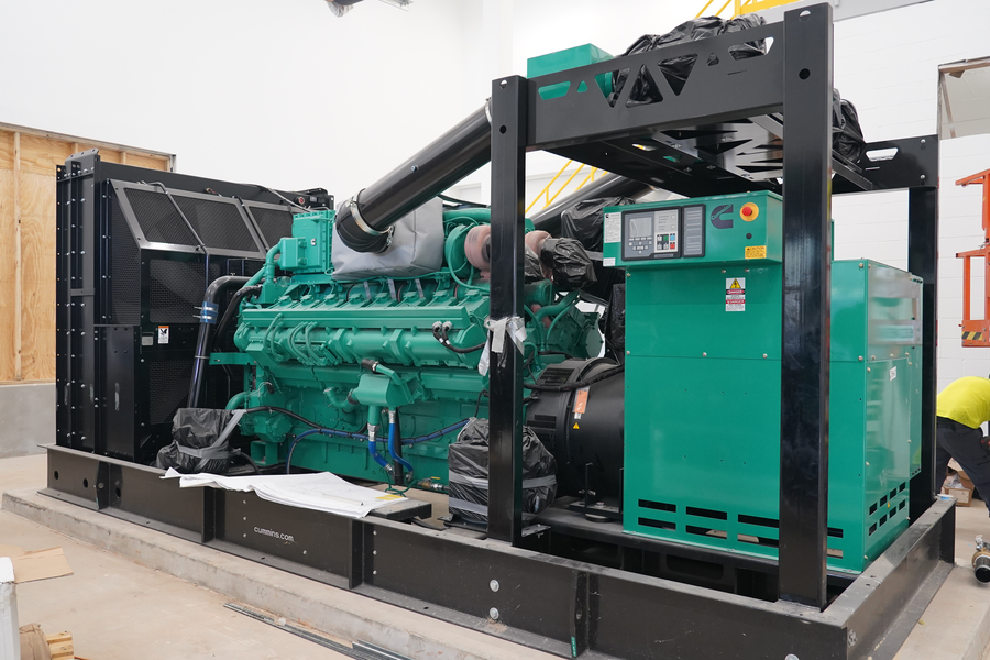 Generators have arrived and will provide backup power to the pump station