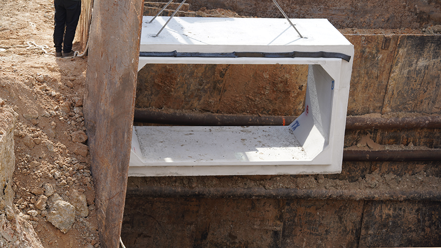 Segment 3B-1 November 2025 12 x 6 Storm Sewer Box Installation 3