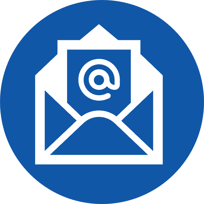 Simple icon representing email for communication 